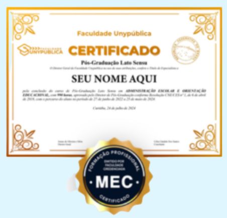 Pós Graduação Certificado